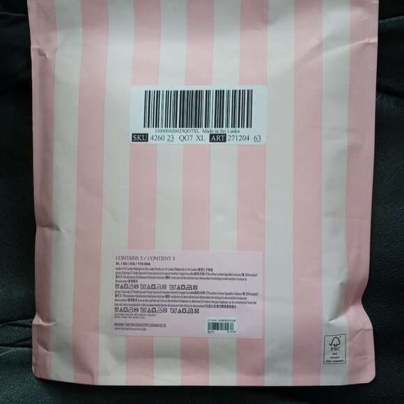 💗NWT! Comfy & Cute Victoria's Secret 5-Pk Stretch Cotton High-Leg Brief Panties - Picture 5 of 6